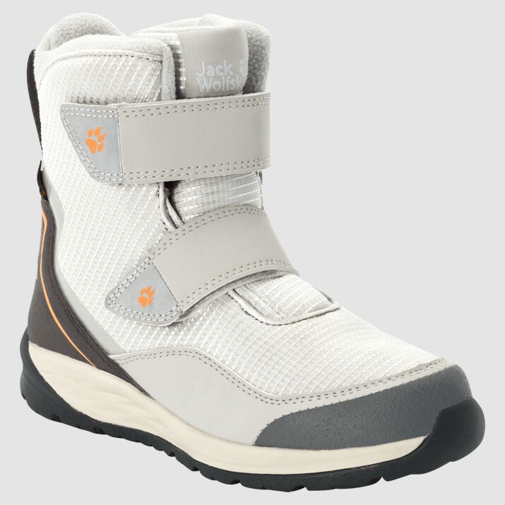 Botas Invierno Jack Wolfskin Polar Bear Texapore High Vc Niños Grises Claro/Blancos Mexico-9473825